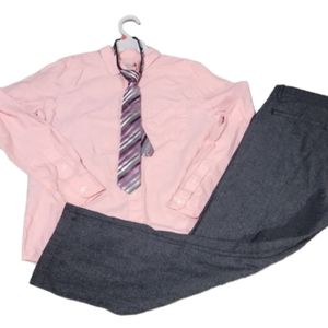 Childrens place dress shirt pant and tie 10